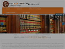 Tablet Screenshot of glxlaw.com